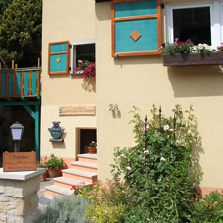 Ferienhaus Elbsandstein-Chalet Bad Schandau Exterior foto